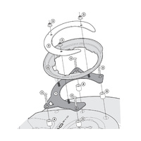 GIVI BF09 TANKLOCK RING FITTING KIT