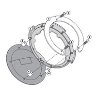 GIVI TANKLOCK FLANGE 23 YAM MT09