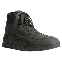 MOTODRY KICKS LEATHER MENS BOOT BLACK