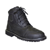 MOTODRY ROADSTER LEATHER WATERPROOF BOOT MATT BLACK