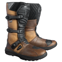 MOTODRY TREKKER MENS ADVENTURE WATERPROOF BOOT BLACK BROWN