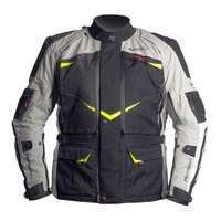 MOTODRY ADVENT-TOUR TREKKER JACKET BLACK GREY FLURO