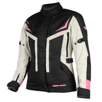 MOTODRY RALLYE 2 LADIES JACKET BLACK GREY MAGENTA