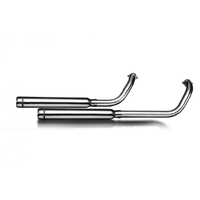 DELKEVIC BULL NOSE FULL EXHAUST SYSTEM 550MM - HONDA VT750 '08-18