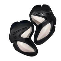 SPIDI BI-PHASE KNEE SLIDER BLACK WHITE (PAIR)