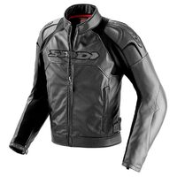 SPIDI DARKNIGHT MENS LEATHER JACKET BLACK