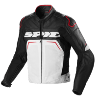 SPIDI EVO RIDER PERFORATED BLACK/WHITE/RED