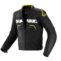 SPIDI EVO RIDER JACKET BLACK FLURO YELLOW