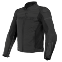 DAINESE AGILE PERFORATED LEATHER JACKET MATT BLACK