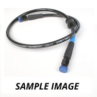 WHITES PREMADE BRAKE LINE 1150MM - DARK SMOKE