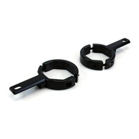 DENALI USD FORK TUBE LIGHT MOUNT/ 50-60MM DIAMETER TUBES - BLACK