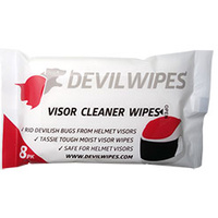 DEVIL WIPES - VISOR CLEANER WIPES (8PK)