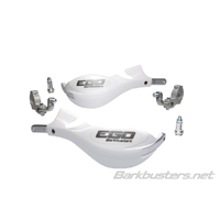 BARKBUSTERS EGO HANDGUARD TAPERED TWO POINT MOUNT - WHITE