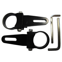 WHITES LED LIGHT BAR TUBE MOUNT BRACKETS 1.5in PAIR