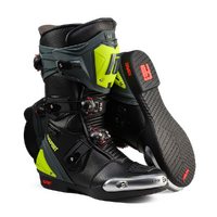 FUSPORT XR1 PERFORATED BOOTS BLACK FLURO YELLOW