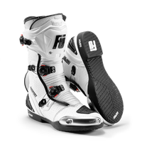 FUSPORT XR1 GP BOOTS TRIPLE WHITE
