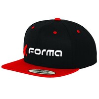 FORMA SNAPBACK HAT BLACK RED