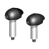 GBRACING BULLET FRAME SLIDERS (STREET) - TRIUMPH DAYTONA 675 STREET TRIPLE / R