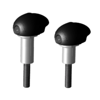 GBRACING BULLET FRAME SLIDERS / CRASH KNOBS (STREET) - KAWASAKI NINJA ZX-10R