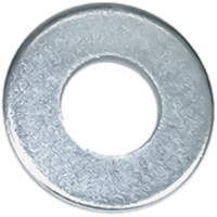 MOTORCYCLE SPECIALTIES FLAT WASHERS 10MM (100 PCS)