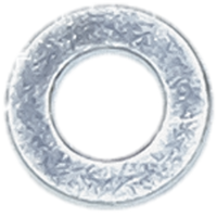 MOTORCYCLE SPECIALTIES FLAT WASHERS 6MM (100 PCS)