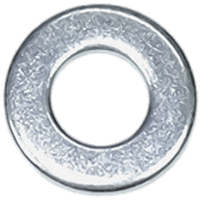 MOTORCYCLE SPECIALTIES FLAT WASHERS 8MM (100 PCS)
