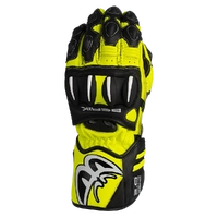 BERIK TRAX LEATHER GLOVES BLACK HI VIZ
