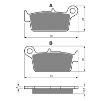 GOLDfren S3 Sintered Sports Brake Pads - GF003S3