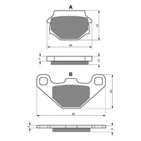 GOLDfren S3 Sintered Sports  Brake Pads - GF005S3