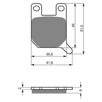 GOLDfren S3 Sintered Sports  Brake Pads - GF008S3