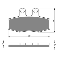 GOLDfren S3 Sintered Sports  Brake Pads - GF010S3