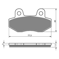GOLDfren S3 Sintered Sports  Brake Pads - GF011S3