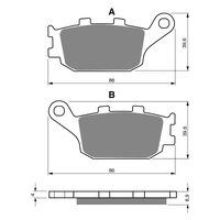 GOLDfren S3 Sintered Sports  Brake Pads - GF021S3