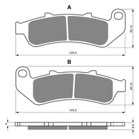 GOLDfren S3 Sintered Sports  Brake Pads - GF055S3