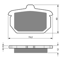 GOLDfren S3 Sintered Sports  Brake Pads - GF058S3