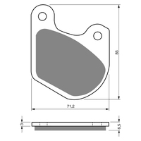 GOLDfren S3 Sintered Sports  Brake Pads - GF062S3