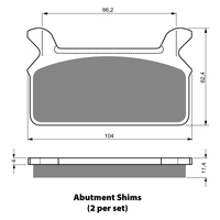 GOLDfren S3 Sintered Sports  Brake Pads - GF063S3