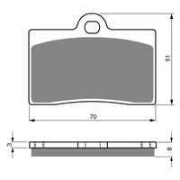 GOLDfren S3 Sintered Sports  Brake Pads - GF064S3