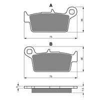 GOLDfren S3 Sintered Sports Brake Pads - GF071S3