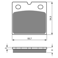 GOLDfren S3 Sintered Sports  Brake Pads - GF081S3