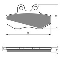 GOLDfren S3 Sintered Sports Brake Pads - GF095S3
