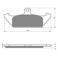GOLDfren S3 Sintered Sports Brake Pads - GF101S3