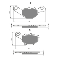 GOLDfren S3 Sintered Sports  Brake Pads - GF109S3