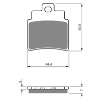 GOLDfren K5 Off-Road Racing Brake Pads - GF140K5