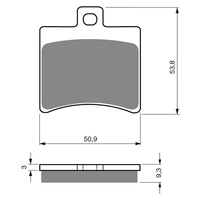 GOLDfren S3 Sintered Sports Brake Pads - GF150S3