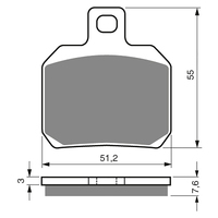 GOLDfren S3 Sintered Sports  Brake Pads - GF152S3