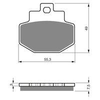 GOLDfren S3 Sintered Sports Brake Pads - GF186S3