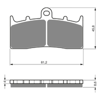 GOLDfren S3 Sintered Sports  Brake Pads - GF194S3