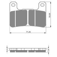 GOLDfren S33 Sintered Racing Brake Pads - GF213S33