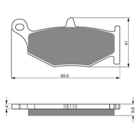 GOLDfren S3 Sintered Sports  Brake Pads - GF241S3